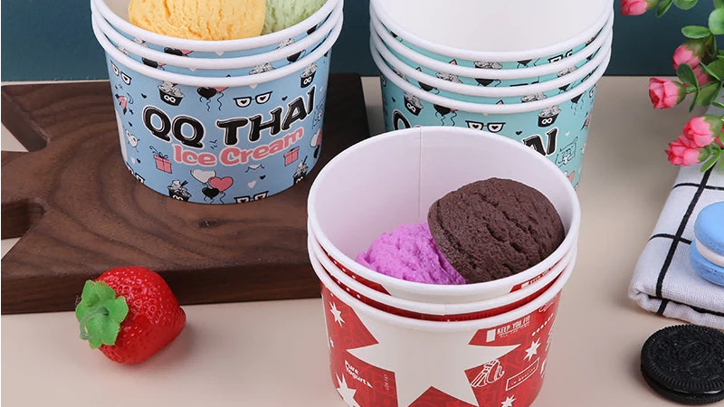 Disposable Ice Cream Cups 2 Disposable Ice Cream Cups 2