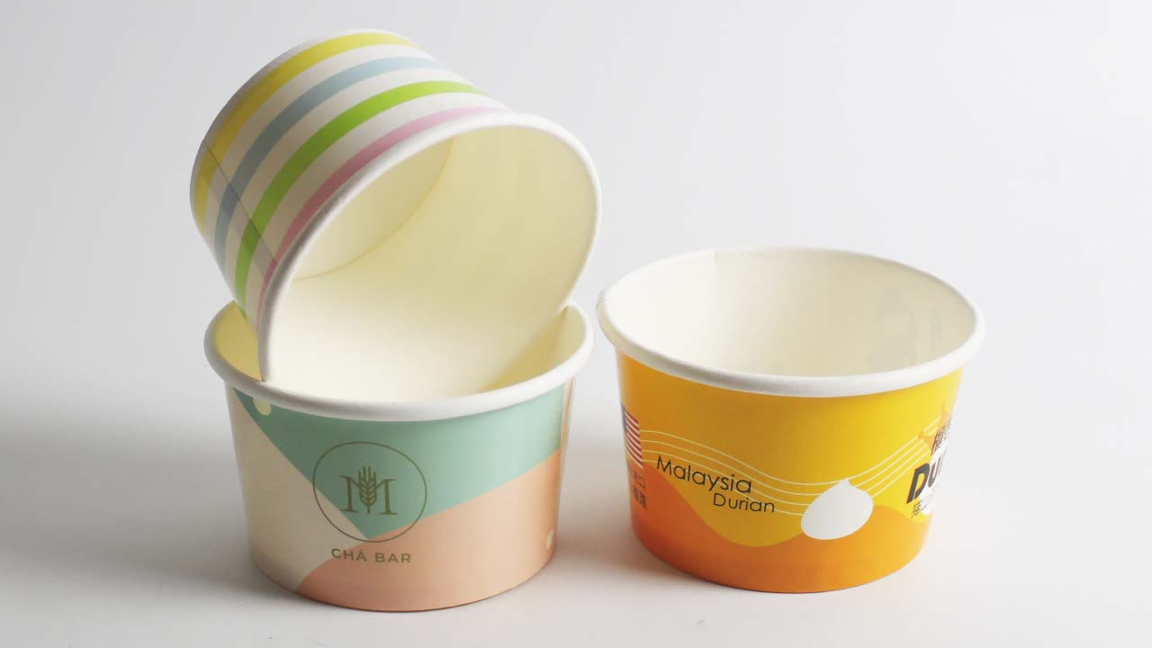 ice cream cup with wooden spoon 4 ice cream cup with wooden spoon 4